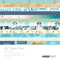 Kaisercraft-Summer Splash 6.5" Paper Pad
